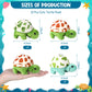 Zomiboo 12 Pcs Mini Animal Plush Toys Dolphin Sea Turtle Stuffed Animals Small Tiny Ocean Mini Plush Toys For Keychain Decoratio