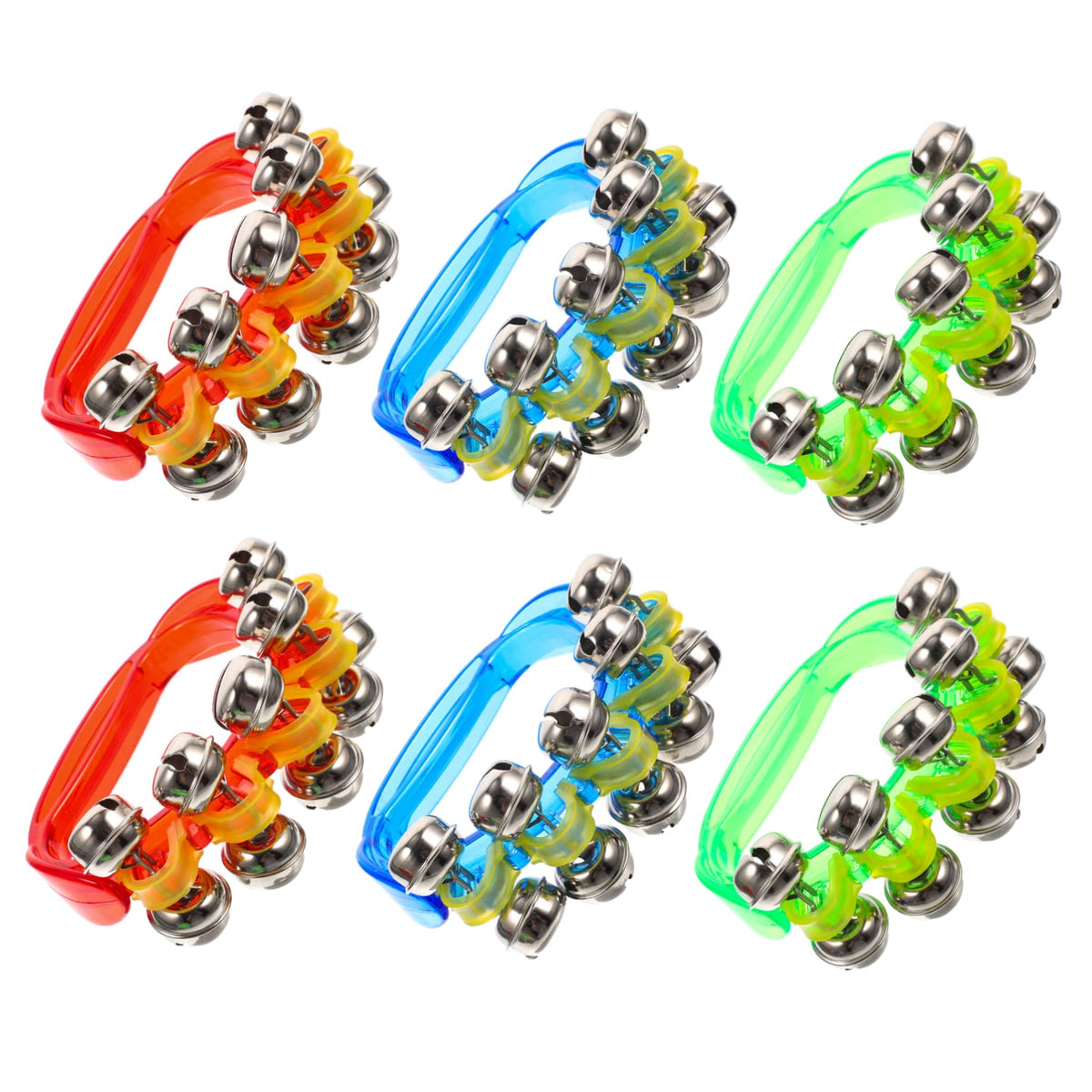 Excluzo 6Pcs Hand Bell Toys For Children Nativity Toys For Kids Musical Instrument For Kids Hand Shaking Bells Ankle Bell Toys M
