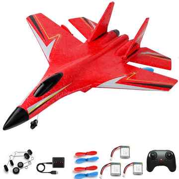 Crohorizon Remote Control Airplanes For Kids 12 Years And Up, 2 Channels 3 Batteries Foam Rc Airplane Wireless Toy,2.4 Ghz Hobby