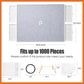 1000 Pieces Rotating Puzzle Board With Drawers And Cover, Dual-Sided 29.9   X22   Portable Jigsaw Puzzle Table,Tilt&Lazy Susan,G