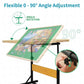 Builderbutler 1500Pcs Puzzle Table With Legs,34.25'' X 25.2''Wooden Jigsaw Puzzle Board With 4 Drawers & Cover,Height Adjustment