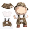 AICase for Labubu Clothes Designer/for Labubu Outfits Clothes Set for 17cm Lububu Doll 3 Piece Set Hat Clothing for LA BUBU  Boys and Girls Stylish Adorable Dolls Clothes Accessories (No Doll)_13