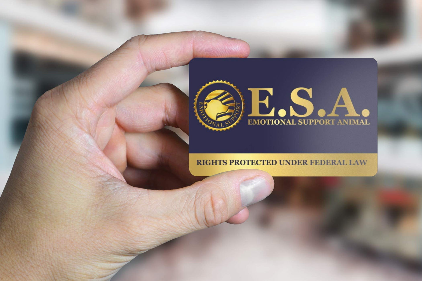 Workingservicedog.Com - Emotional Support Animal Id Card For Vest Or Wallet