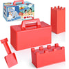 Snow Fort Building Block - Beach Sand Toys for Kids, Sand Castle Mold Kit, Winter Summer Outdoor Fun Toys for Boys Girls Toddler