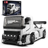 Mould King 10036 Tractor Truck Building Set  MOC City Semi Truck Building Blocks Set to Build  Gift for Age 14+/mature-themed Collections Enthusiasts(1604+ Pieces  Static Version)