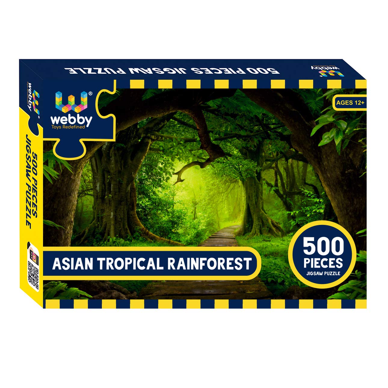 Webby Asian Tropical Rainforest Jigsaw Puzzle, 500 Pieces  Kids