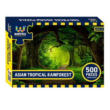 Webby Asian Tropical Rainforest Jigsaw Puzzle, 500 Pieces  Kids