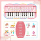 Love&Mini Piano Keyboard Toy For Girls - 24 Keys Toddler Piano Music Toy Instruments With Microphone, Pink Piano Toys For 1 2 3 Years Old Girls Birthday Xmas Gift