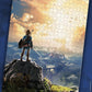 The Legend Of Zelda 'Breath Of The Wild' 1000 Piece Jigsaw Puzzle Collectible Puzzle Featuring Link From The Legend Of Zelda Video Game Officially Licensed Nintendo Merchandise