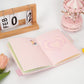 Zeph Hosea Cute Cartoon Notebook Kawaii Journal Notebook Japanese Sketchbook Leather Cover Diary Notepad Travel Notebook (Y-Pink