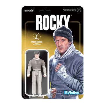 Super7 Rocky Balboa (Workout) - 3.75' Rocky Action Figure Classic Movie Collectibles And Retro Toys