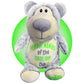 Tonsillectomy Recovery Gifts For Kids - Add A Name And Message - 17'' Custom Teddy Bear - Personalized Gifts For Tonsillectomy -