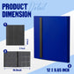 Card Binder 9-Pockets Trading Card Binder 20 Pages  360 Card Capacity Collection Binder  Card Folder for MTG  TCG  Game Cards & Sports Cards(Dark Blue)