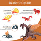 Eoivsh Mini Dragon Toys Figures - 12Pcs Ancient Flying Dragon Figurines For Boys Girls, Mythical Action Figure Kid Toys, Cupcake/Cake Topper & Party Favors