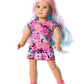 American Girl Truly Me 18-Inch Doll #129 With Lt Blue Eyes, Multicolor Hair, Lt Skin With Warm Olive Undertones, For Ages 6+