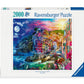 Ravensburger 2000 Piece Jigsaw Puzzle - Cinque Terre, Italy - 38.5x29.5in, Multicolor, Premium Quality, Frameable, Model 12000803