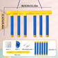 Catching Sticks Challenge - Reflex Game Adjustable Speed Hand Eye Coordination Toys, Children'S Drop Stick Game (Blue)