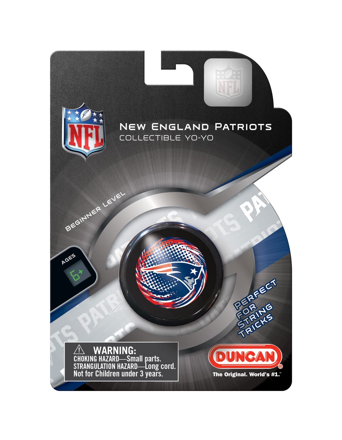MasterPieces Kids Game Day NFL New England Patriots Duncan Yo-Yo, Multicolor, Ages 6+, Model NEP3190, Officially Licensed