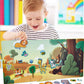 Animals Fridge Magnets For Kids, 50 Pcs Refrigerator Magnets For Toddlers, Create A Scene Magnetic Play Sticker Book Travel Game Educational Toys For Kids