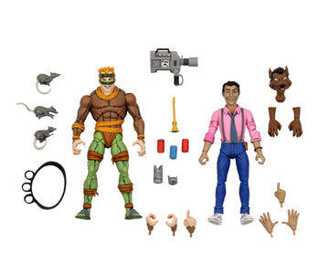 Teenage Mutant Ninja Turtles Cartoon Series 7 Inch Action Figure 2-Pack limited availability - Rat King & Vernon