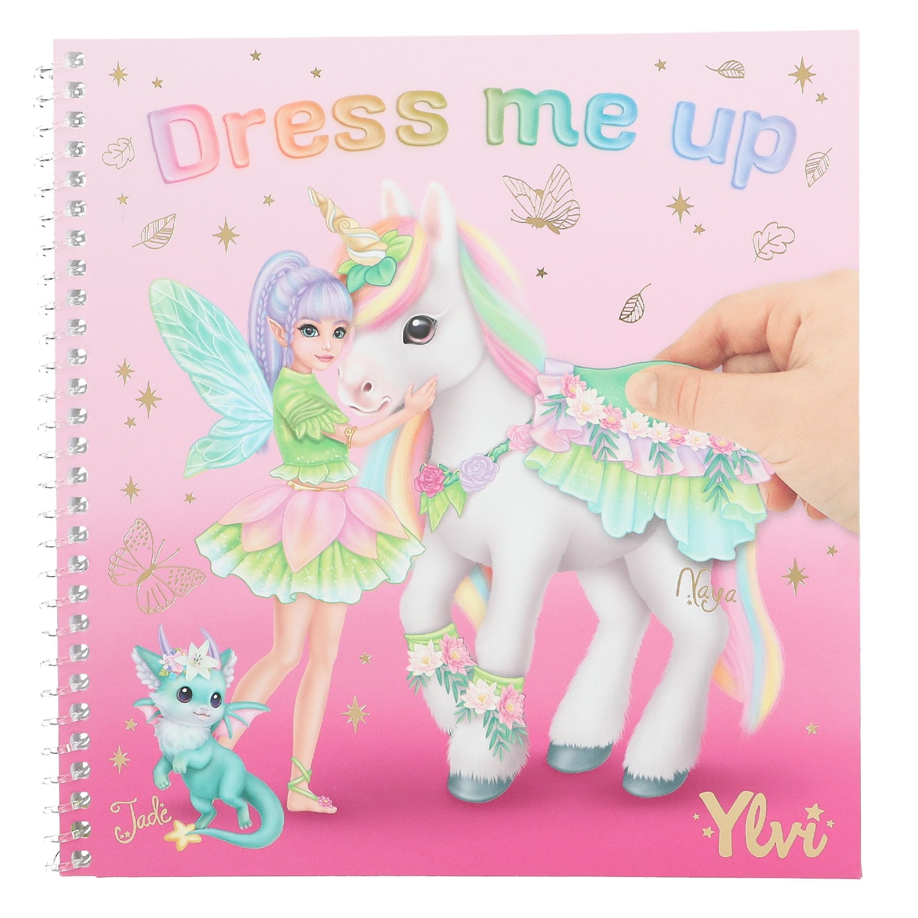 Ylvi 413749 24-Pages Dress Me Up Stickerbook with 11 Sticker Sheets