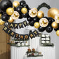 Black Gold Balloons Fiol Balloons Arch Set For New Year Wedding Birthday Party Baby Shower Party Background Decoration
