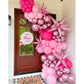 Nisocy Pink Balloons Garland Arch Kit, 18In 12In 10In 5In Different Size 124Pcs Hot Pink Metallic Pink Balloons For Pink Party,
