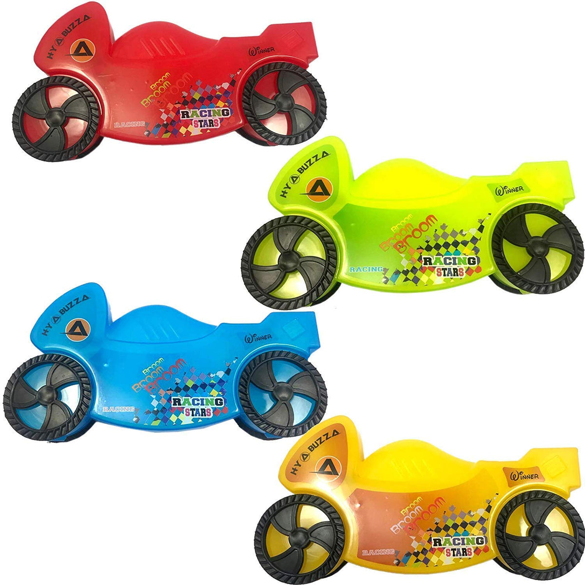 SHREE TECHNESH Unique Bike Shape Pencil Box with Rotating Tyres (Pack of 1), Color, as per Availability