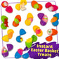 stargo 12 Pack Colorful Prefilled Easter Eggs with Mini Plush Toys Bright Plastic Easter Eggs Filled, Basket Fillers for Kids, T