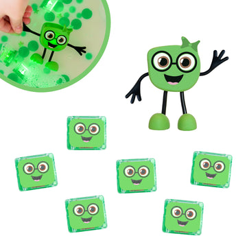 New Glo Pals Pippa Water-Activated Bath Toy With 6 Reusable Light-Up Cubes For Sensory Play