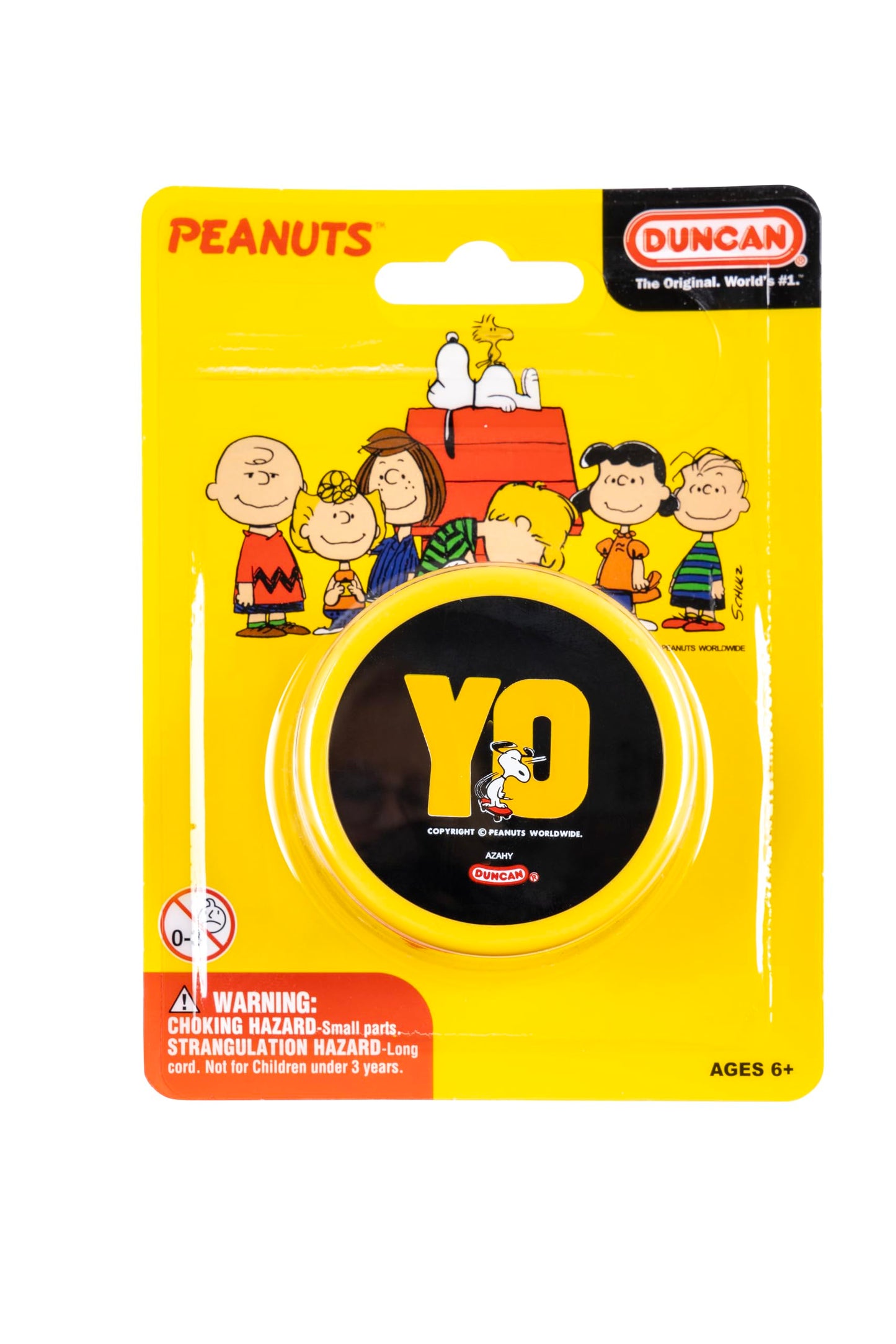 Duncan Toys Butterfly Yo-Yo, X Peanuts, Beginner Yo-Yo With String, Steel Axle And Plastic Body, Snoopy Yo