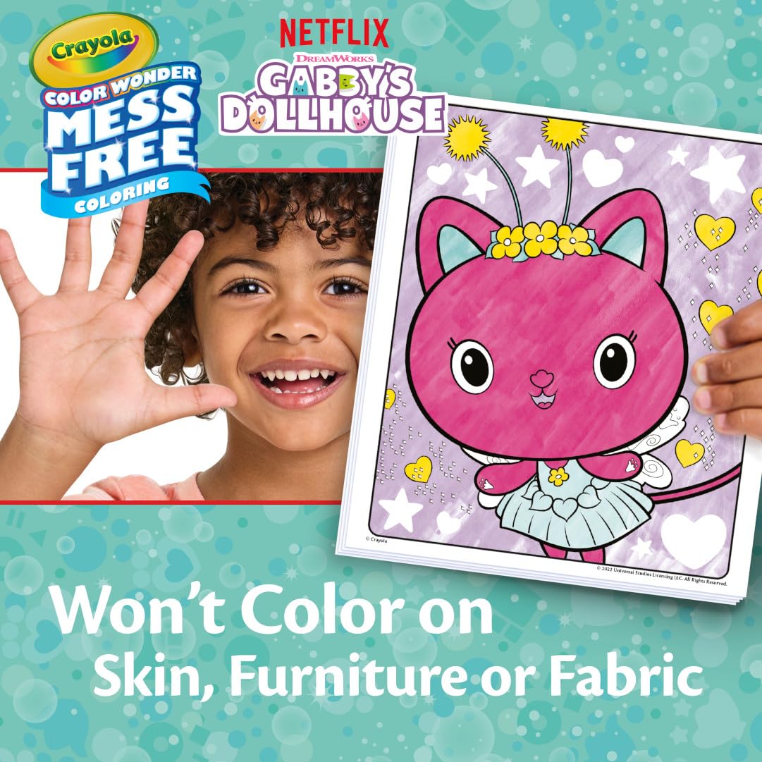 Crayola Color Wonder Activity Kit - Mess Free Coloring Set for Toddlers, Multicolored, Model 757162, Travel-Friendly Gift for Kids