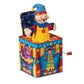 Schylling Silly Circus Jack in the Box - Classic Childrens Musical Toy - Colorful Embossed Tin Box and Friendly Plush - Age 18 