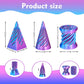 Mydhall 3PCS Impossible Cone 3D Printed Spiral Cone Fidget Toys Impossible Pyramid Passthrough Sculpture Stress Relieving Toys for mature-themeds and Kids Stocking Filler White Elephant Gifts(Light Purple)