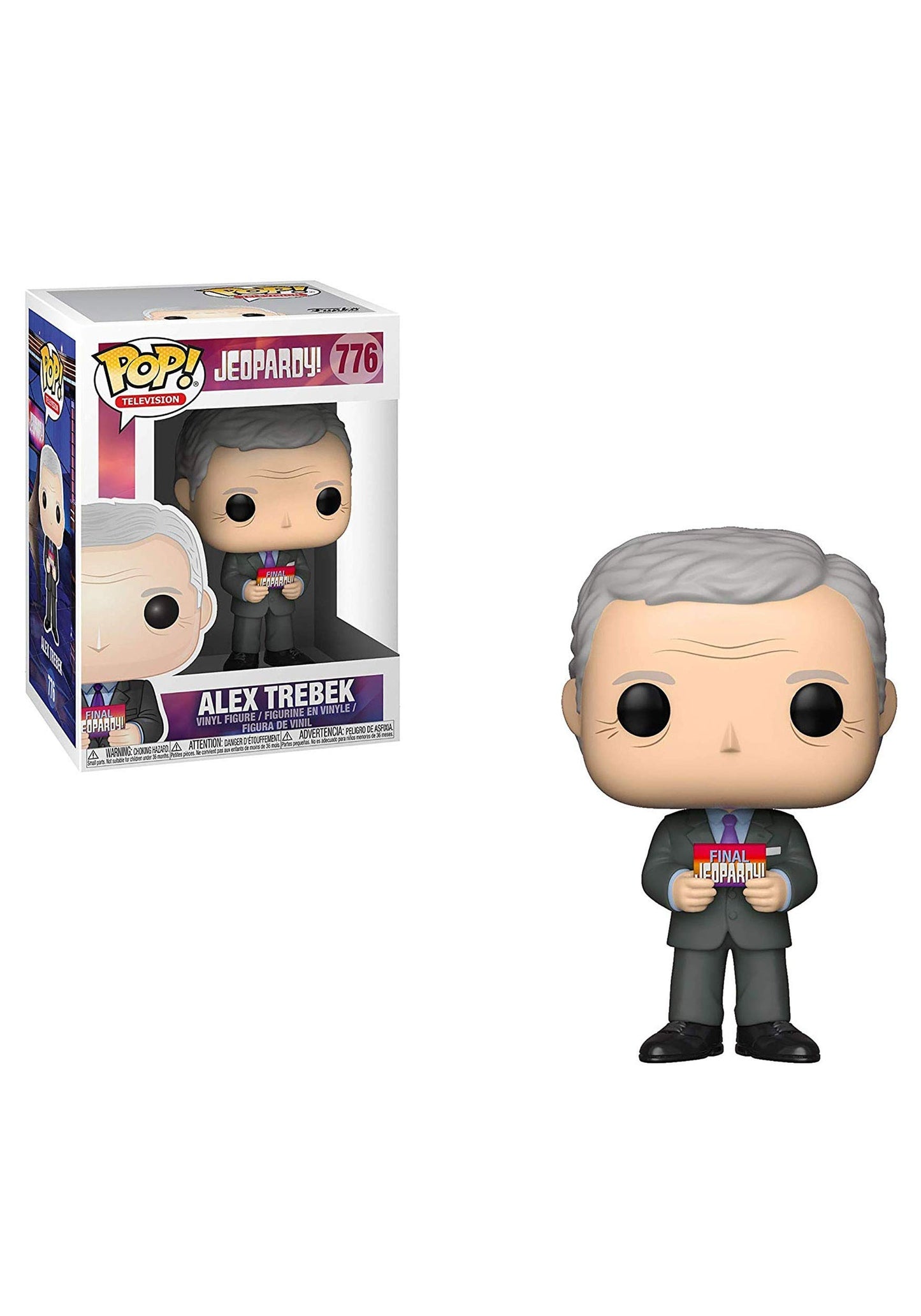Funko Pop! Tv: Jeopardy - Alex Trebek (Styles May Vary), Multicolor