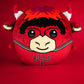 Sleep Squad Chicago Bulls Benny The Bull 12'' Mascot Kiri Cloud Plushie - Official Nba Plush