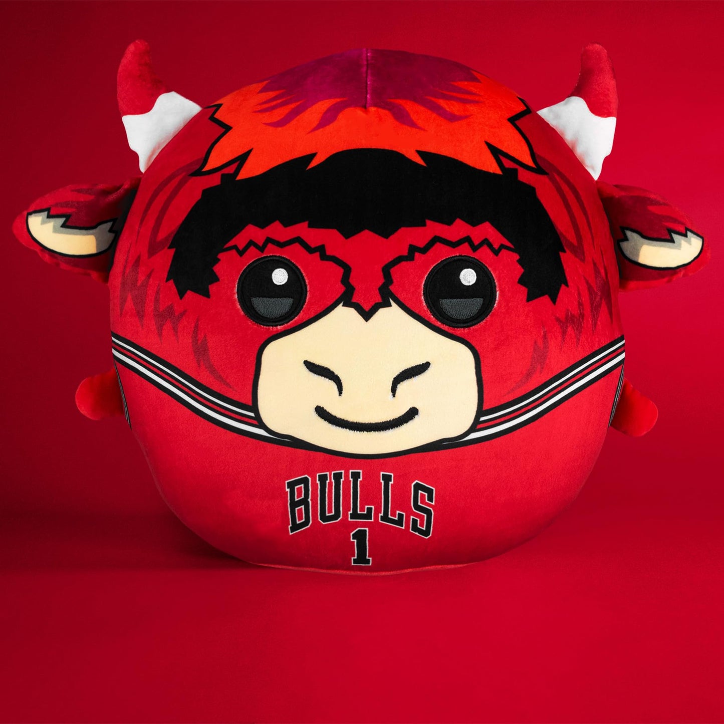 Sleep Squad Chicago Bulls Benny The Bull 12'' Mascot Kiri Cloud Plushie - Official Nba Plush