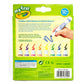 Crayola MyFirst Washable Markers - 8 Count Easy-Grip Markers for Toddlers - Multicoloured - Ideal for Kids 12+ Months - Model 81-8109