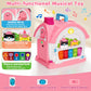 Hodurgyi Montessori Toys for 1 Year Old Girls, Bilingual Musical Learning House, Plastic, Educational Gift for 6-24 Months