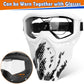 Pokonboy Upgraded 2 Pack Tactical Mask, Mask With Goggles Compatible With Nerf Rival, Apollo, Zeus, Khaos, Atlas, Artemis And N-