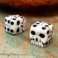 Sterling Kisses Skull Dice - Pair of Skull Shaped 6 Sided Dice
