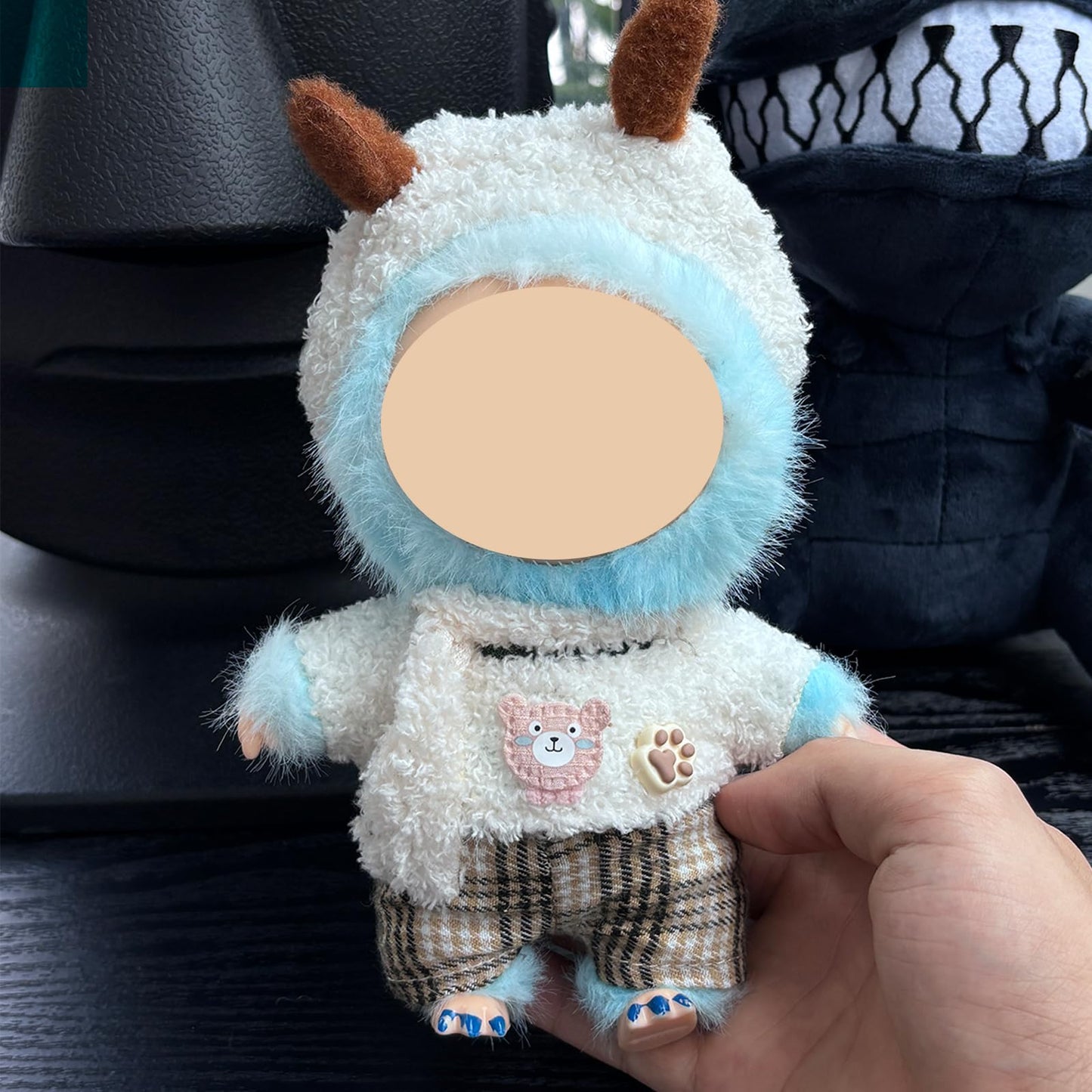 Doll Clothes - Compatible with LBB 5.91-6.7inch(15-17cm) Dolls as Accessories Only  enhanced Dolls Outfit with Accessories  Hand Crocheted Hat  Sweaters  Bag 11