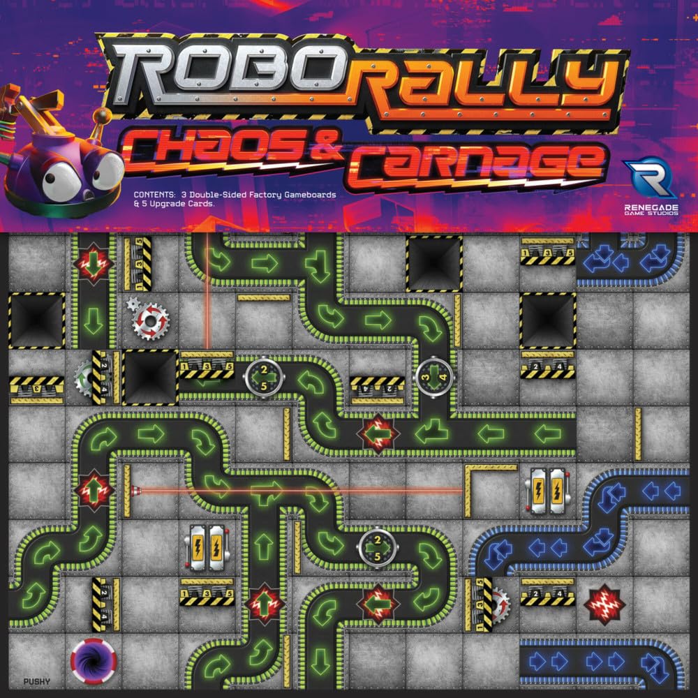 Renegade Game Studios: Robo Rally: Chaos & Carnage Expansion