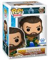 Funko Pop! Movies: DC Comics - Aquaman on Wave Shop limited availability