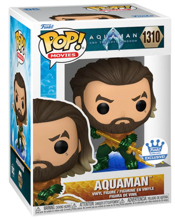 Funko Pop! Movies: DC Comics - Aquaman on Wave Shop limited availability