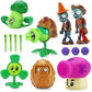 JHESAO 7 PCS Plants and Zombies Toys Action Figures PVZ Toys Set 1 2 Series Great Gifts for Kids and Fans Birthday and Christmas Party