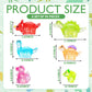 Poen 96 Pcs Mini Dinosaur Figures Resin Small Dinosaur Toys Garden Mini Dinosaurs Realistic Tiny Dinosaurs Miniature Dinosaur Figurines For Bag Cake Topper Birthday Party Favors (Glitter)