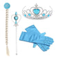 Fancydresswale Complete Elshia Accessories - Hair Accessories With Gloves(Multicolor)(Vinyl)