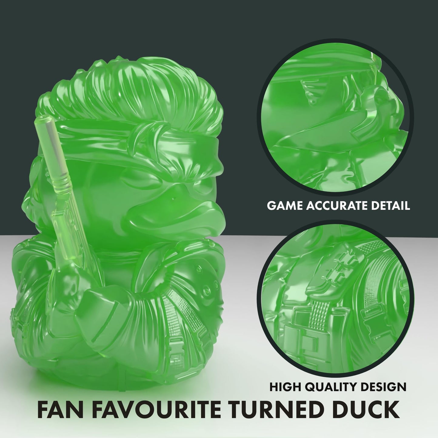 TUBBZ Exclusiva de large online retailer: Metal Gear Solid - Solid Snake con Camuflaje de Infiltraci?n Figura de Vinilo Pato de Goma