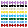 Laviesto Game Replacement Marbles,80Pcs Solid Color Game Balls For Chinese Checkers,Aggravation Game,Marble Run,Marble Games(14Mm/8 Colors)